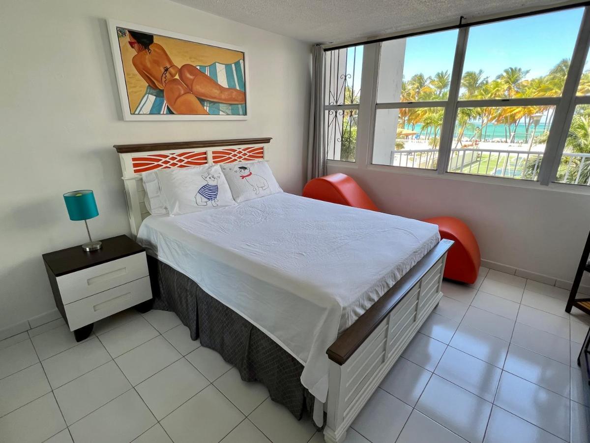 Hobie Oceanfront Apartment At Isla Verde Сан Хуан Екстериор снимка